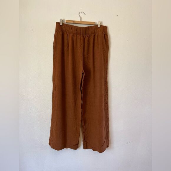 Soft Surroundings Linen Blend Wide Leg Pant - Picture 4 of 6